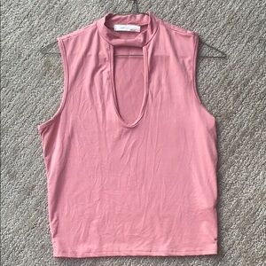 Cute crop top with peep hole at center